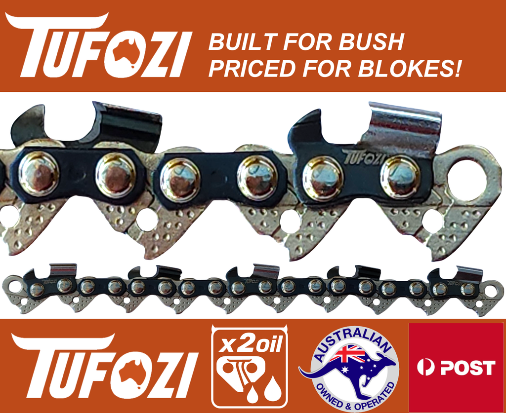 1x .325 .050 66DL Chain NON-Stihl Chainsaw .058 18" Bar TufOzi Carlton Style